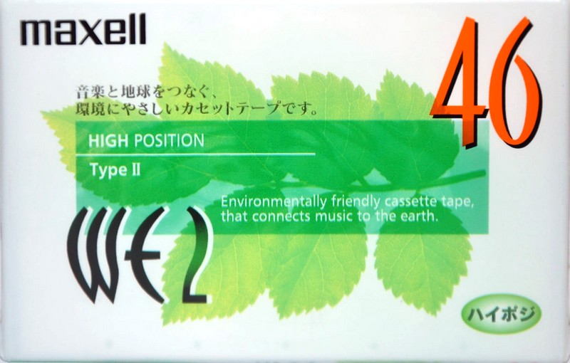 Compact Cassette Maxell WE 46 "WE2-46" Type II Chrome 1999 Japan