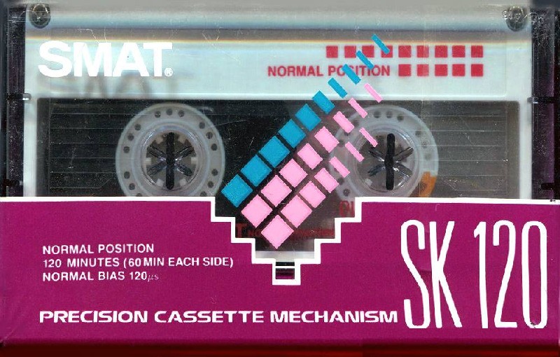 Compact Cassette Smat SK 120 Type I Normal 1989 South Korea