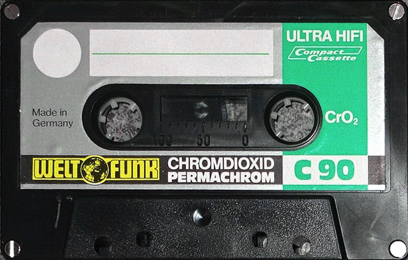 Compact Cassette Weltfunk 90 Type II Chrome 1979 Germany