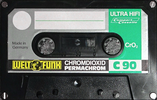 Compact Cassette Weltfunk 90 Type II Chrome 1979 Germany
