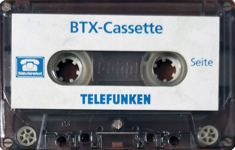 Compact Cassette Telefunken "BTX-Cassette" Demonstration Tape Germany