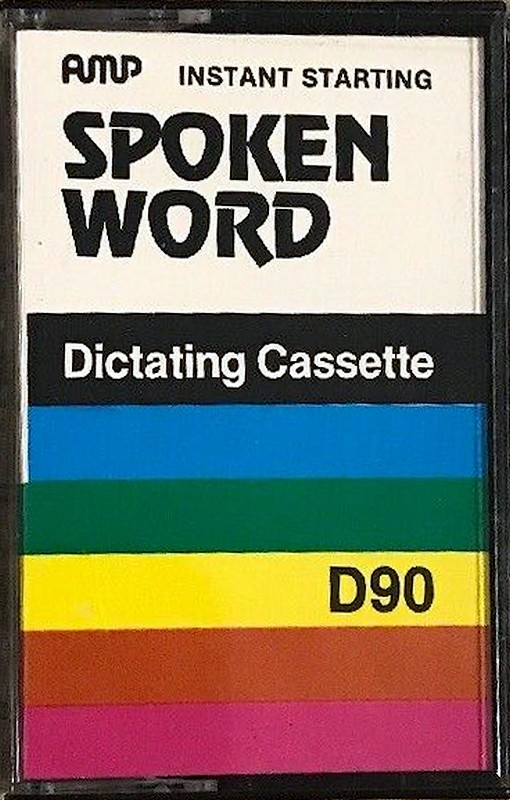 Compact Cassette AMP 90 "Spoken World" Dictating Cassette USA