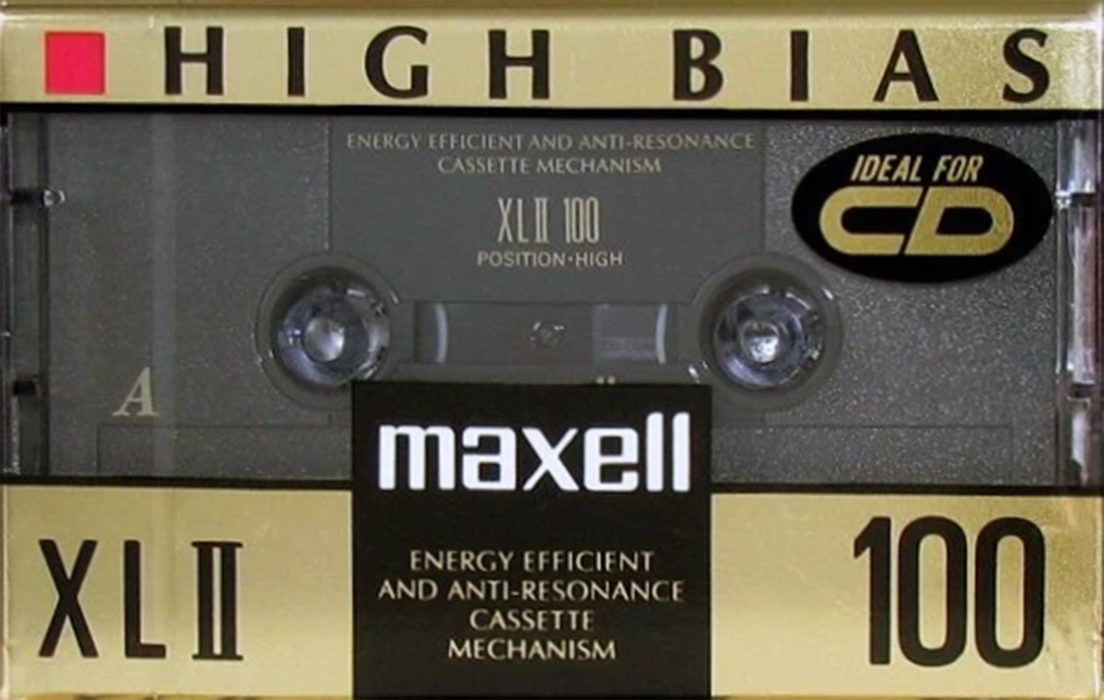 Compact Cassette Maxell XLII 100 Type II Chrome 1992 North America