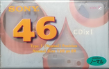 Compact Cassette Sony CDix I 46 "C-50CDX1H" Type I Normal 2000 Japan
