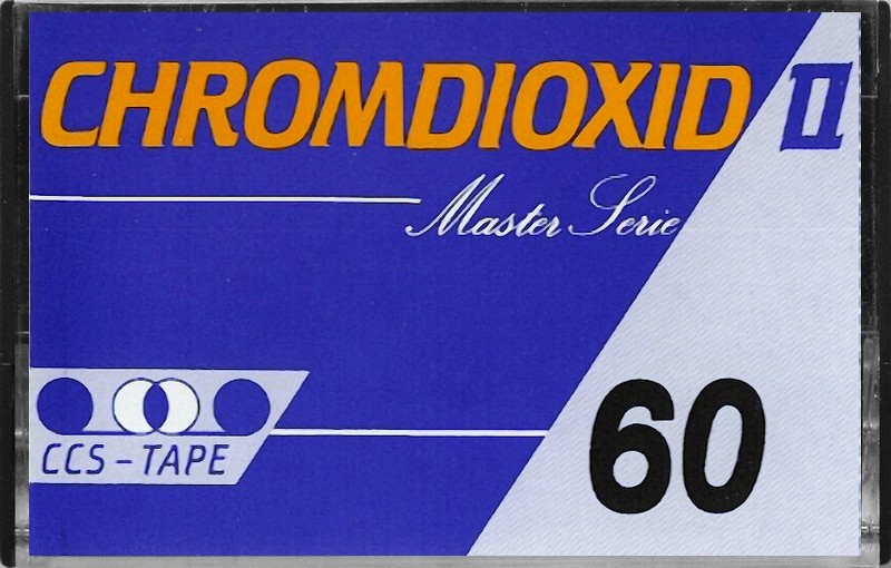 Compact Cassette CCS 60 Type II Chrome Germany