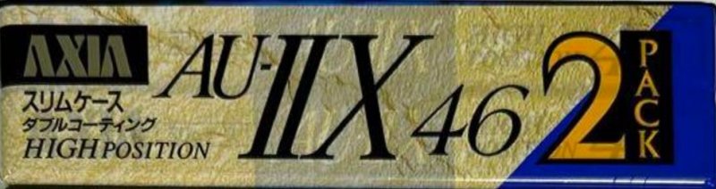 2 pack AXIA AU-IIx 46 "AU2X A 462" Type II Chrome 1992 Japan