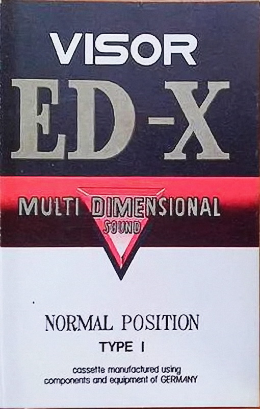 Compact Cassette Visor 60 "ED-X" Type I Normal