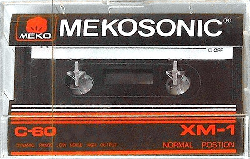 Compact Cassette Mekosonic XM-1 60 Type I Normal 1982 Hong Kong