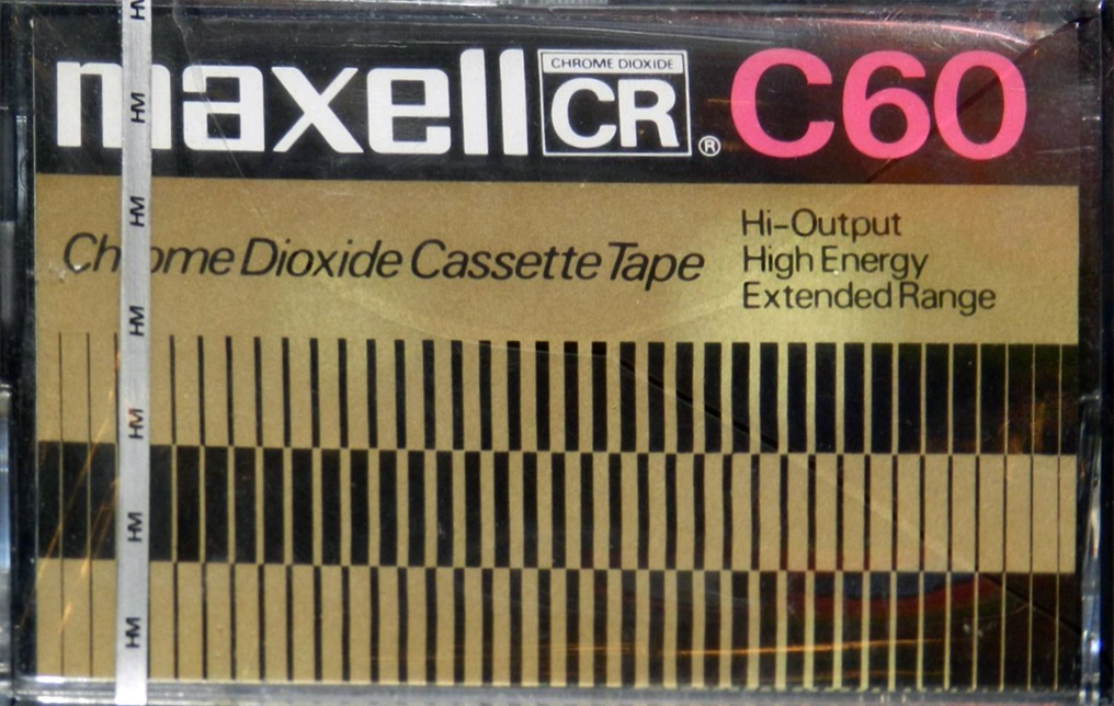 Compact Cassette Maxell CR 60 Type II Chrome 1974 Japan