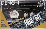 Compact Cassette Denon HD8 60 &quot;HD8-60SE&quot; Type II Chrome 1990 Worldwide