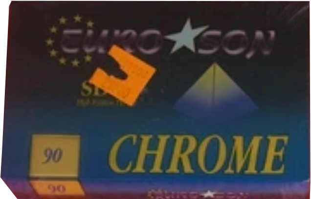 Compact Cassette Euro Son SD X 90 Type II Chrome Unknown Country