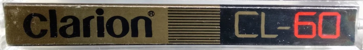 Compact Cassette Clarion 60 "CL" Type I Normal 1990 Hong Kong
