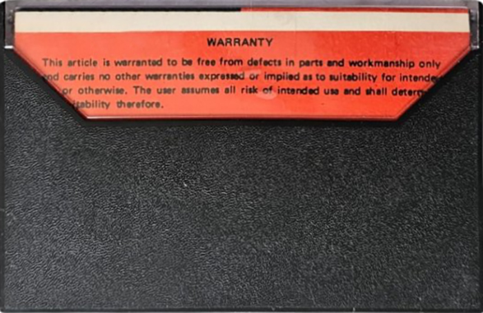 Compact Cassette Casio 60 Type I Normal 1973 Worldwide