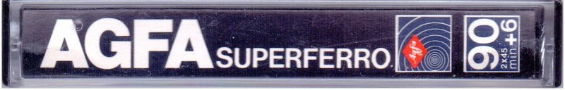 Compact Cassette AGFA Super Ferro Dynamic I 90+6 "SUPERFERRO" Type I Normal 1979 Europe