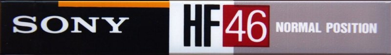 Compact Cassette Sony HF 46 Type I Normal 1989 Japan