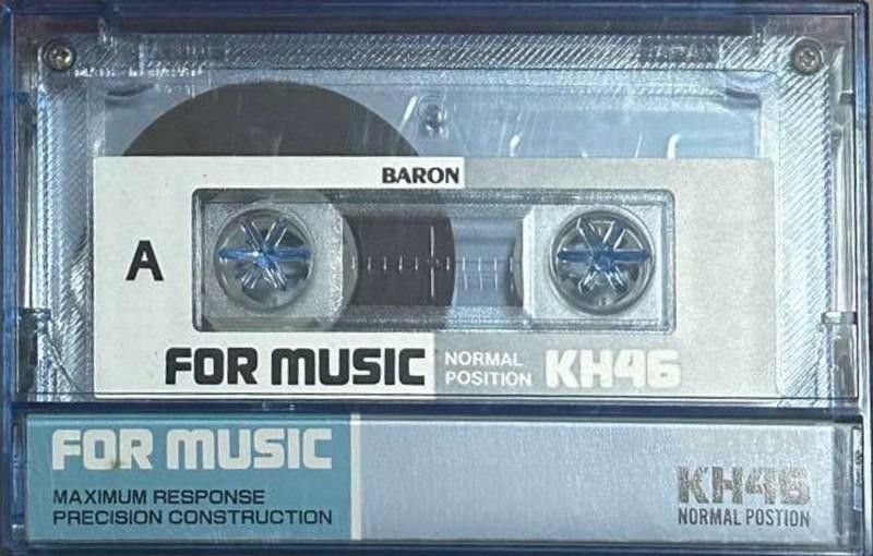 Compact Cassette Baron KH 46 "For Music" Type I Normal 1985 Japan