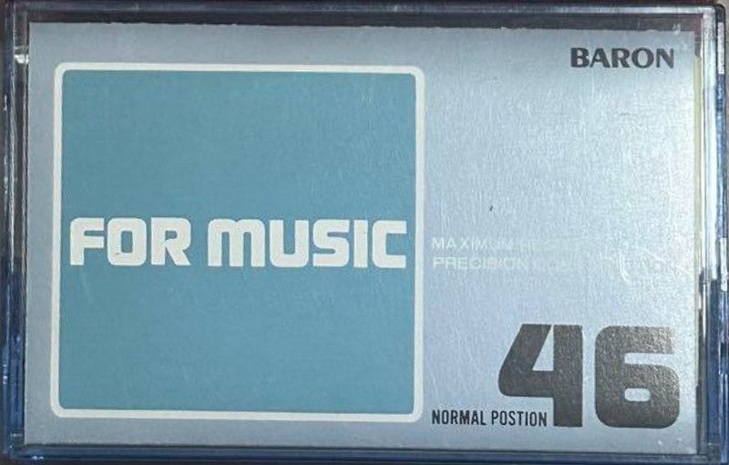 Compact Cassette Baron KH 46 "For Music" Type I Normal 1985 Japan