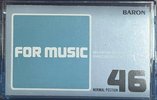 Compact Cassette Baron KH 46 "For Music" Type I Normal 1985 Japan