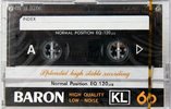 Compact Cassette Baron KL 60 Type I Normal 1984 Japan