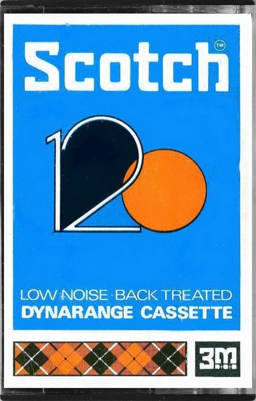 Compact Cassette Scotch Dynarange 120 Type I Normal 1971 Europe
