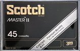 Compact Cassette Scotch Master II 45 Type II Chrome 1979 USA