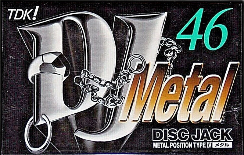 Compact Cassette TDK DJ Metal Disc Jack 46 "DJM-46S" Type IV Metal 1997 Japan