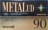 Compact Cassette Maxell Metal UD 90 "M-UD90(F)" Type IV Metal 1992 Japan