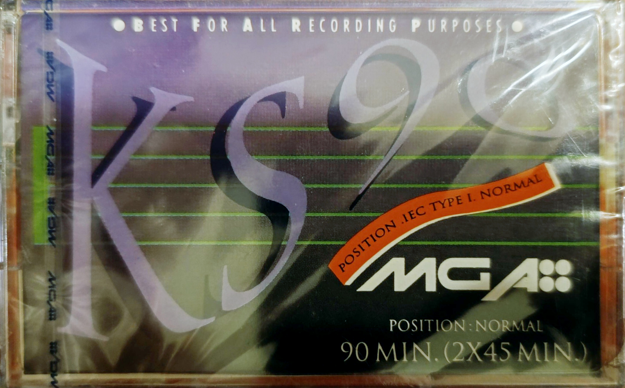 Compact Cassette MGA KS 90 Type I Normal Thailand