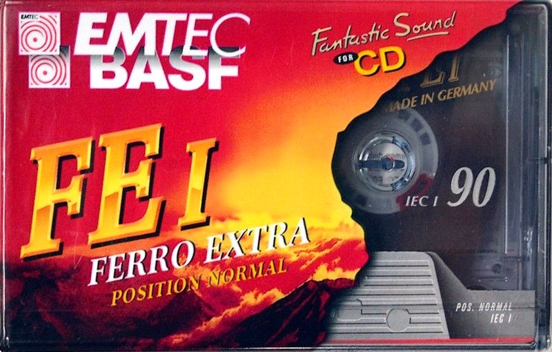 Compact Cassette Emtec FE I Ferro Extra 90 Type I Normal 1999 Europe
