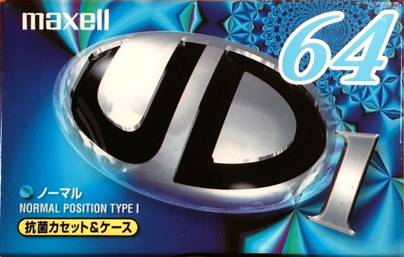 Compact Cassette Maxell UDI / UD1 64 "UD1-64M" Type I Normal 1999 Japan