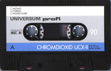 Compact Cassette Universum UCX II 90 Type II Chrome 1986 Germany