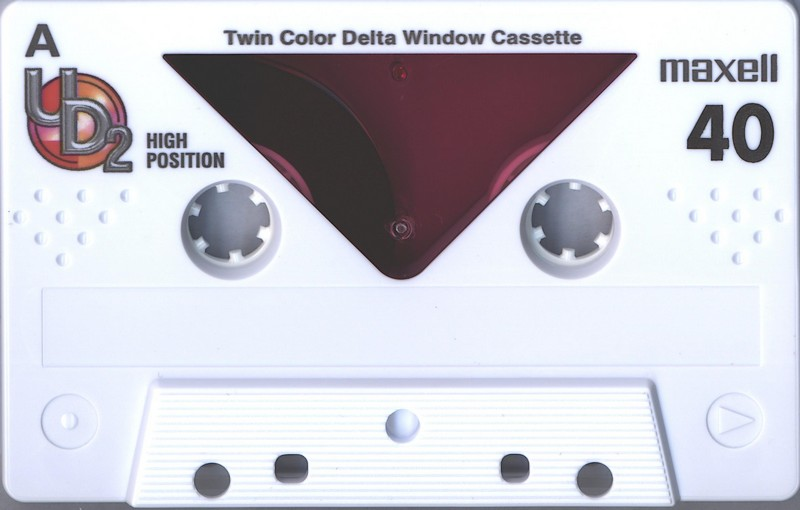Compact Cassette Maxell UDII / UD2 40 "UD2-40N" Type II Chrome 2000 Japan