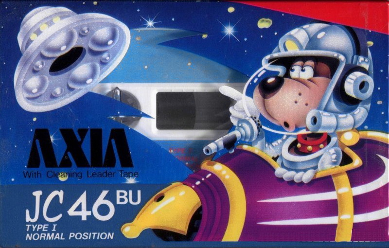 Compact Cassette AXIA JC 46 "JC 46 BU" Type I Normal 1985 Japan