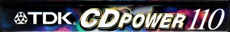 Compact Cassette TDK CD Power 110 Type II Chrome 2001 North America