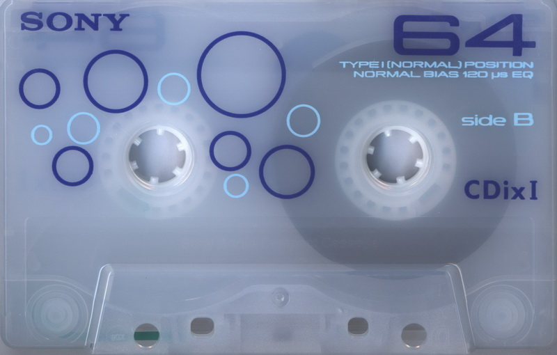 Compact Cassette Sony CDix I 64 "C64CDX1L" Type I Normal 2001 Japan