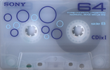Compact Cassette Sony CDix I 64 "C64CDX1L" Type I Normal 2001 Japan