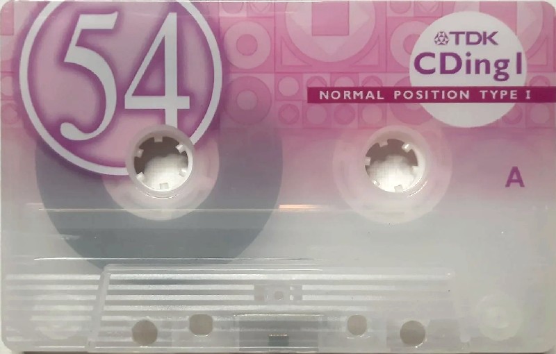 Compact Cassette TDK CDing 1 54 "CD1-54L" Type I Normal 2000 Japan