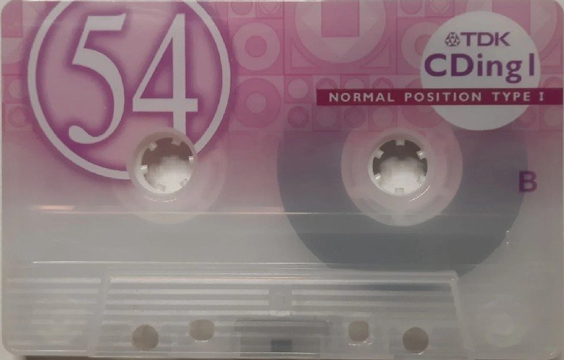 Compact Cassette TDK CDing 1 54 "CD1-54L" Type I Normal 2000 Japan