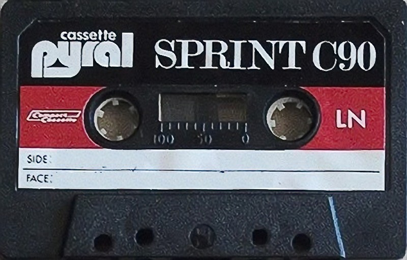 Compact Cassette Pyral Sprint 90 Type I Normal 1976 UK