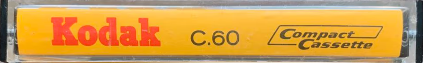 Compact Cassette Kodak 60 Type I Normal 1971 Europe