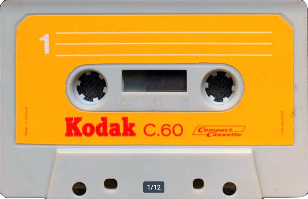 Compact Cassette Kodak 60 Type I Normal 1971 Europe