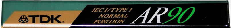 Compact Cassette TDK AR 90 "AR90" Type I Normal 1990 North America