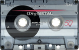 Compact Cassette TDK CDing Metal 50 "CDM-50A" Type IV Metal 1993 Japan