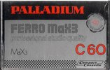Compact Cassette Palladium Ferro MaX3 60 Type I Normal 1979 Europe