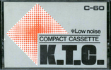 Compact Cassette K.T.C. 60 Type I Normal 1978 Hong Kong