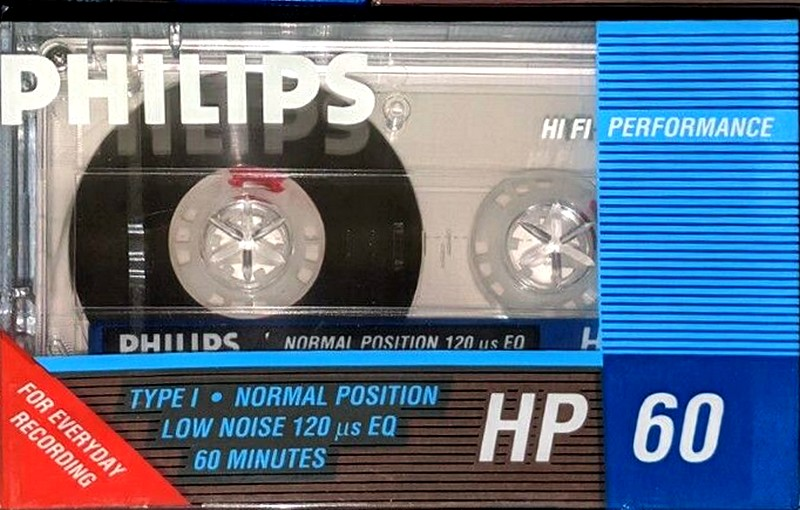Compact Cassette Philips HP 60 Type I Normal 1987 Europe