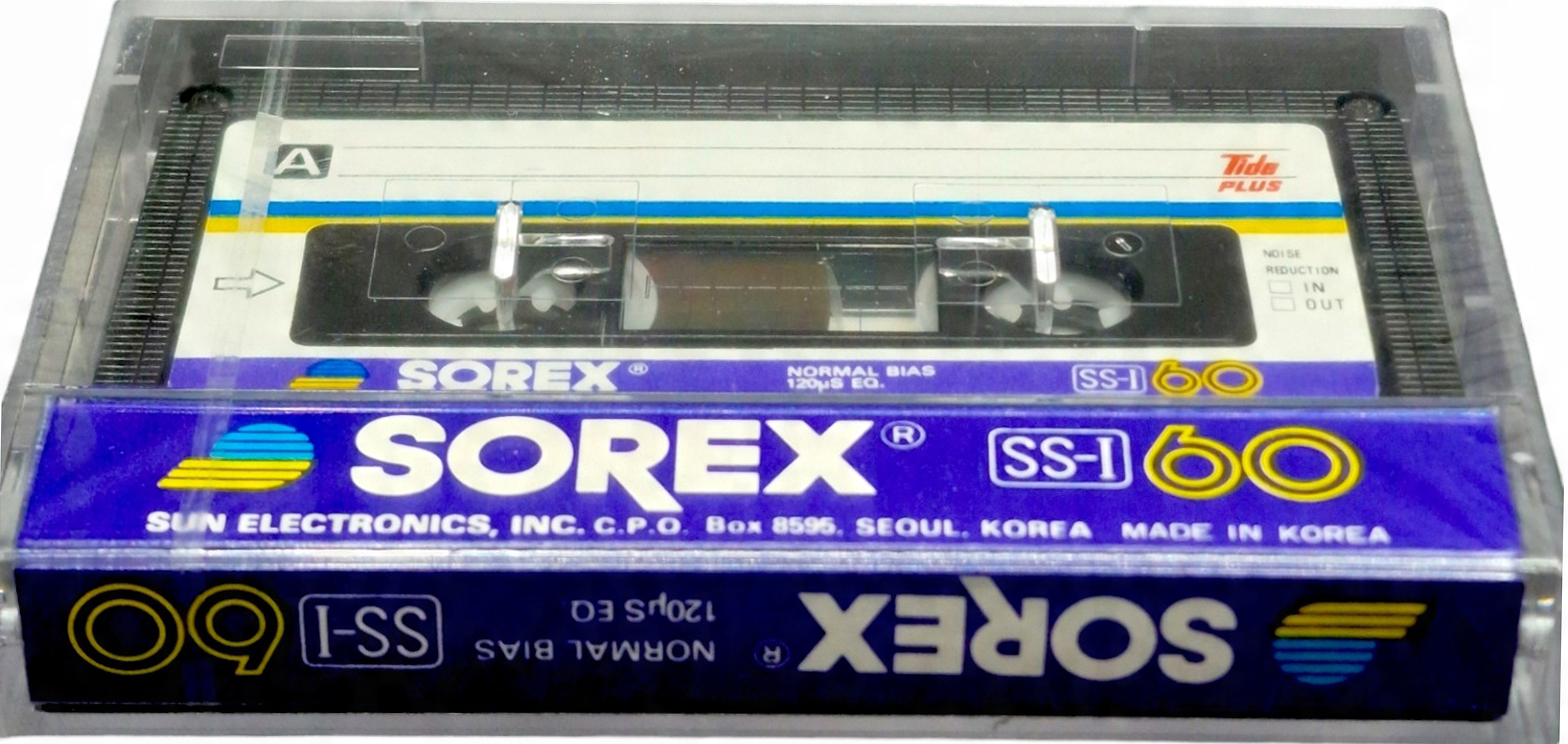 Compact Cassette Sorex SS-I 60 Type I Normal 1986 South Korea