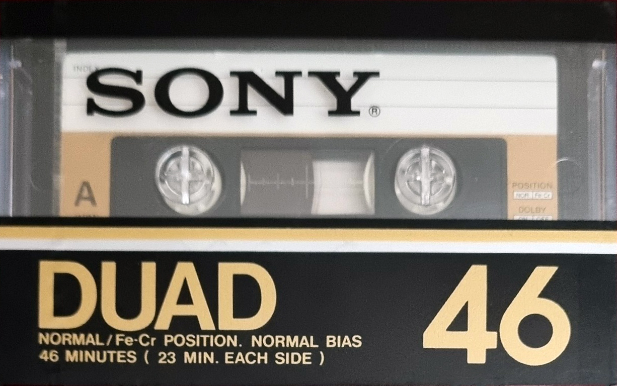 Compact Cassette Sony Duad 46 Type III Ferro Chrome 1978 Japan
