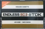 Compact Cassette TDK EC Endless 3 "EC3" Endless Cassette 1974 Worldwide