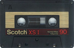Compact Cassette Scotch XS I 90 "34-716-9013-2" Type I Normal 1982 Worldwide
